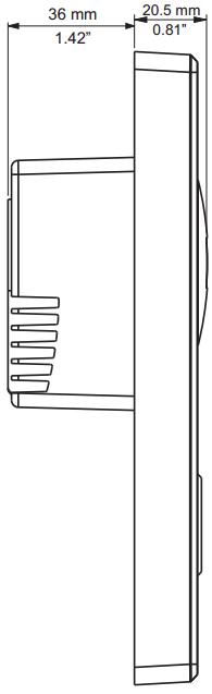 TCAS Compact Station - Side view