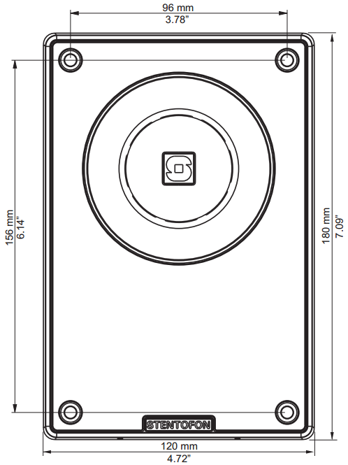 TCAS Compact Station - Front view