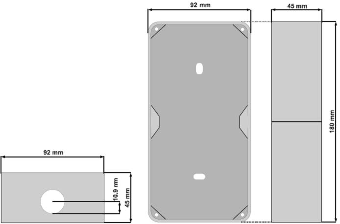 Back box on wall mount - 1008098000