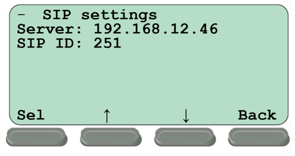 Display Setup Menu (IP Stations) - Zenitel Wiki