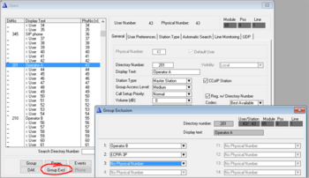 Enter a directory number for the ECPIR panel (e.g. 101), and set the station as a “Mix Controller” and “Mixer”
