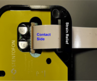 Flat Cable into the Camera unit