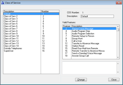 AlphaPro Class of Service window.png