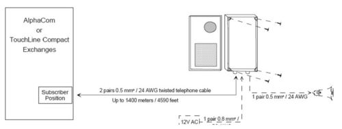 Light Industrial Master Station with Loudspeaker 100 7080 000 Installation.jpg