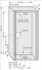 Wall Master Station, Display 100 7042 000 Drawing On-wall Box.jpg