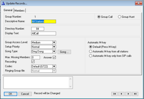 Local Group - Change mode
