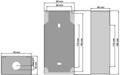 Weather and Vandal Resistant IP Substation 100 8041 100 Flush mount back box.jpg