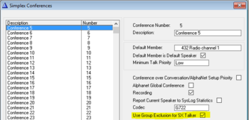 On the succeding physical numbers, enter succeding directory numbers for the virtual stations (102 - 107), and enable the “Mix Channel” flag for each one
