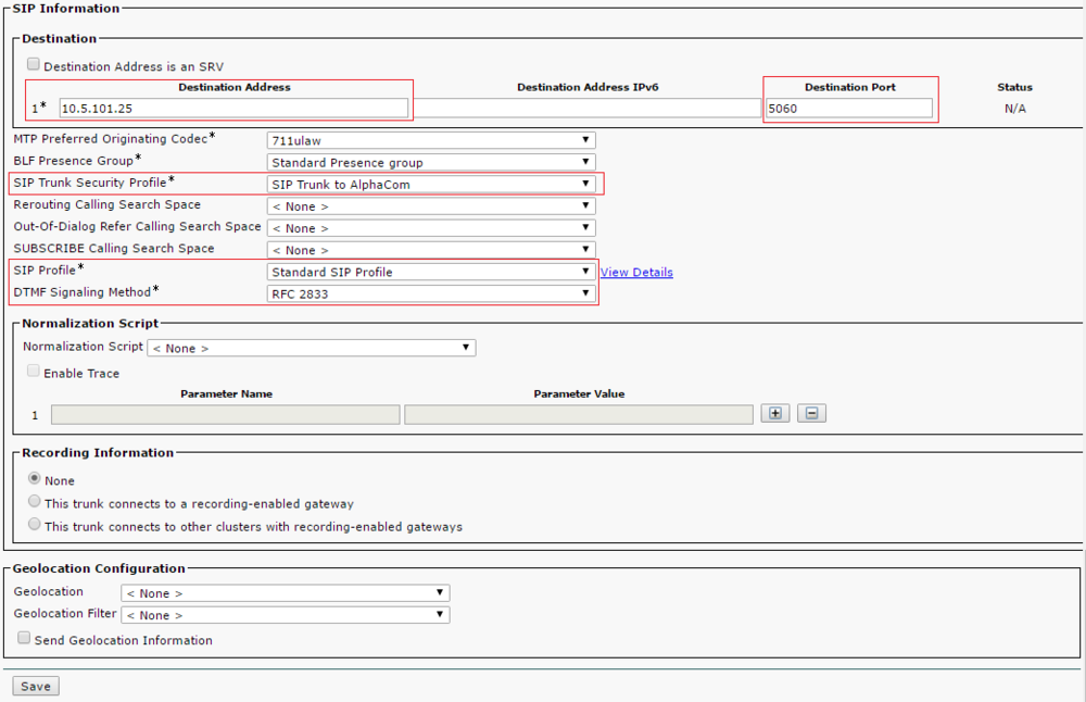 Cisco Call Manager 10, 11 and 11.5 configuration guide - Zenitel Wiki